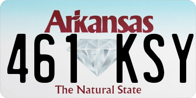 AR license plate 461KSY