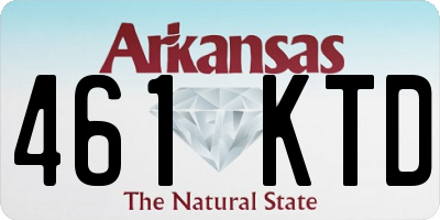 AR license plate 461KTD
