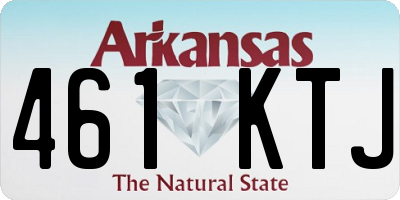 AR license plate 461KTJ