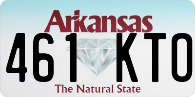AR license plate 461KTO