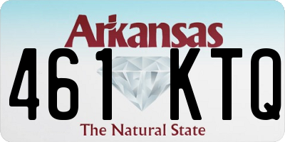 AR license plate 461KTQ