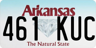 AR license plate 461KUC