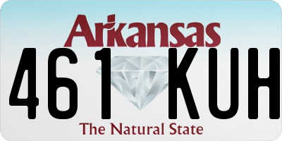 AR license plate 461KUH