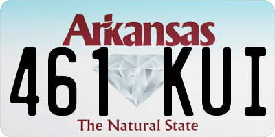AR license plate 461KUI