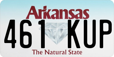 AR license plate 461KUP