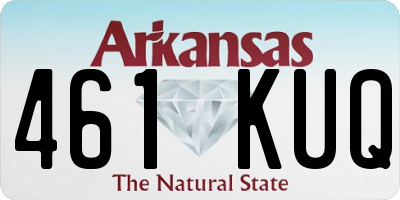 AR license plate 461KUQ