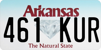 AR license plate 461KUR