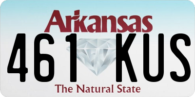 AR license plate 461KUS