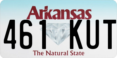 AR license plate 461KUT