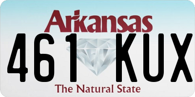 AR license plate 461KUX