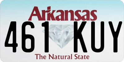 AR license plate 461KUY