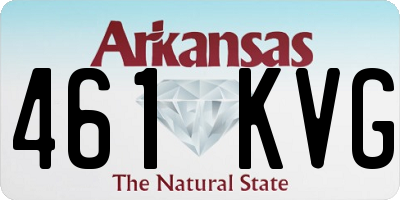 AR license plate 461KVG