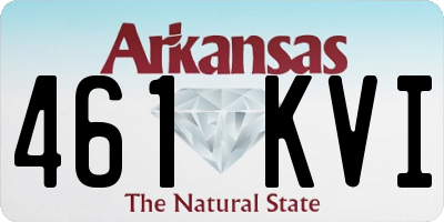 AR license plate 461KVI