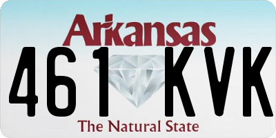 AR license plate 461KVK