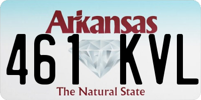 AR license plate 461KVL