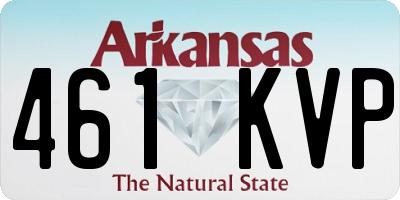 AR license plate 461KVP