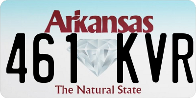 AR license plate 461KVR