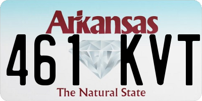 AR license plate 461KVT