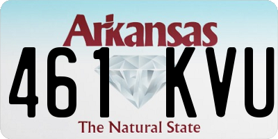 AR license plate 461KVU