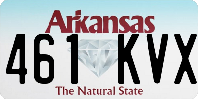 AR license plate 461KVX