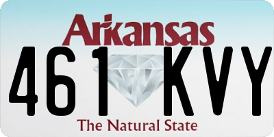 AR license plate 461KVY
