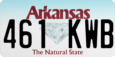AR license plate 461KWB