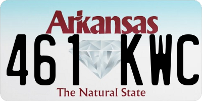 AR license plate 461KWC