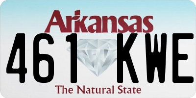 AR license plate 461KWE