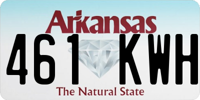 AR license plate 461KWH