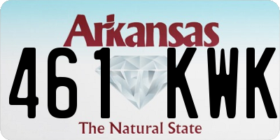 AR license plate 461KWK