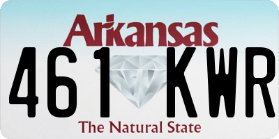 AR license plate 461KWR