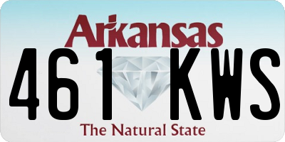 AR license plate 461KWS
