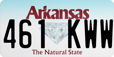AR license plate 461KWW