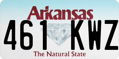 AR license plate 461KWZ