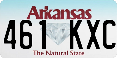 AR license plate 461KXC