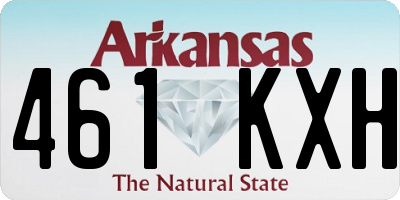 AR license plate 461KXH