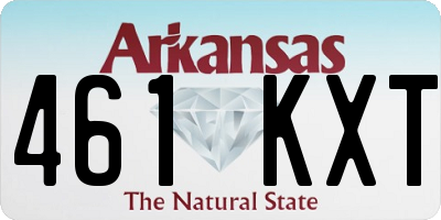 AR license plate 461KXT