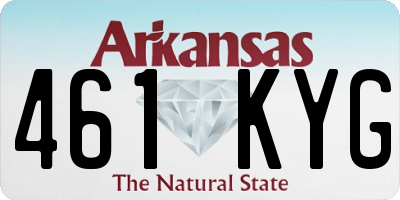 AR license plate 461KYG