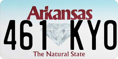 AR license plate 461KYO