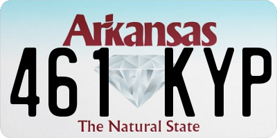 AR license plate 461KYP