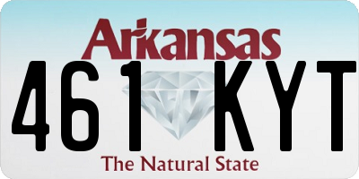 AR license plate 461KYT