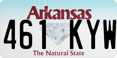 AR license plate 461KYW