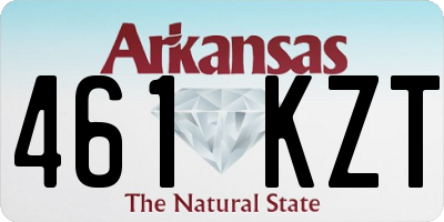AR license plate 461KZT