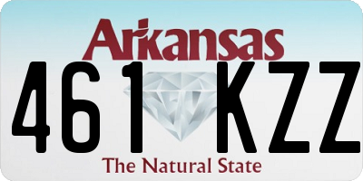 AR license plate 461KZZ