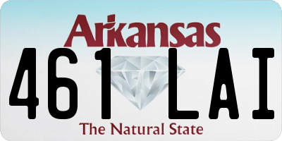 AR license plate 461LAI