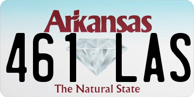 AR license plate 461LAS