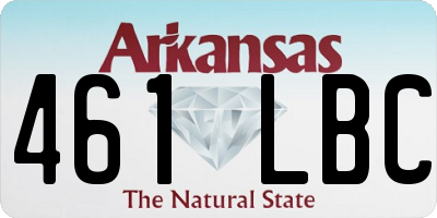 AR license plate 461LBC