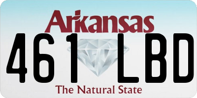 AR license plate 461LBD