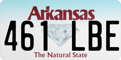 AR license plate 461LBE