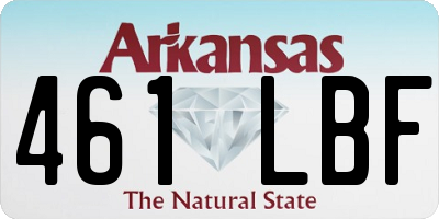 AR license plate 461LBF